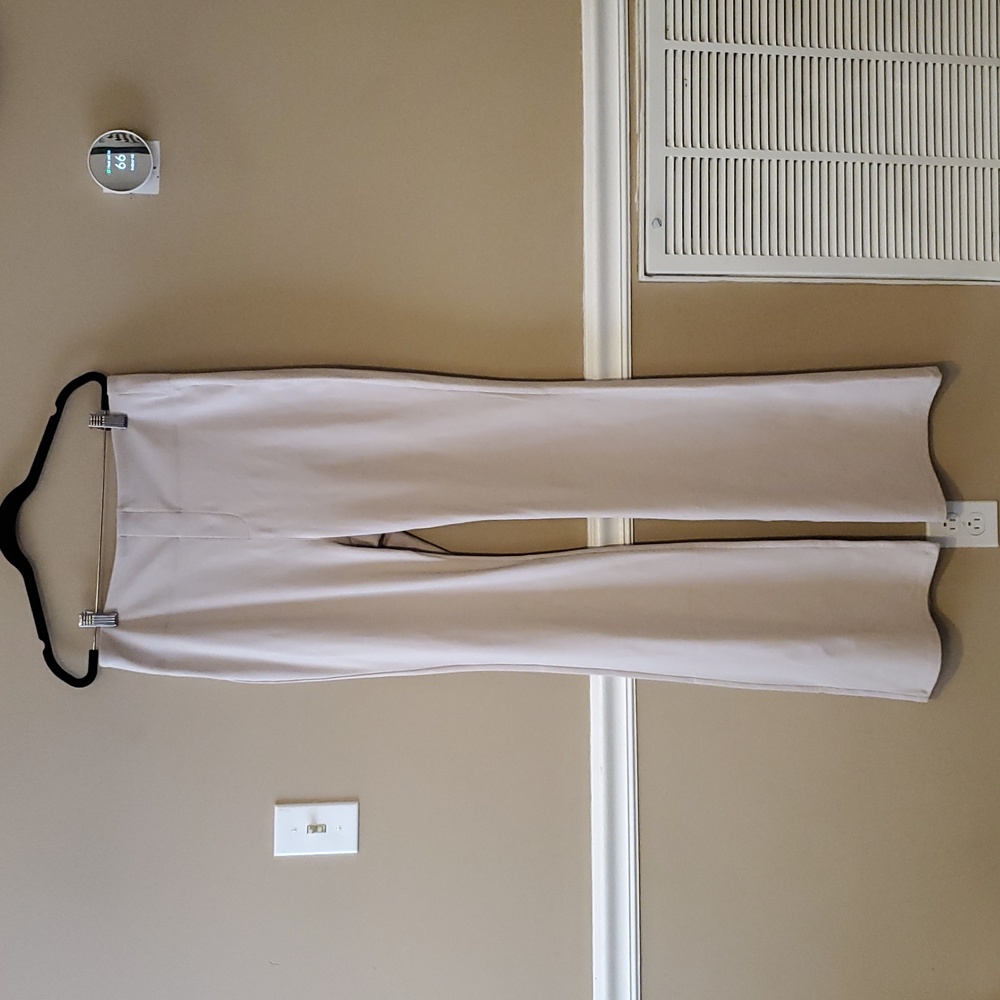 Shapellx AirSlim Back Pocket Flare Work Pant In Biege Size L - Picture 4 of 10